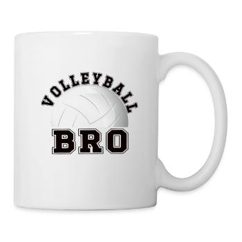 Proud volleyball brother Volleyball player brother - Mug - white - Right