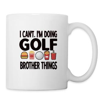 Golf Frère D’un Golfeur Golfeur Frère - Mug blanc - blanc - Droite