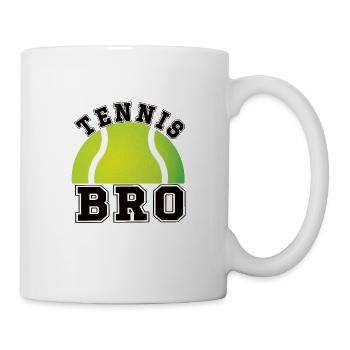 Fier frère de tennis du joueur de tennis frère - Mug blanc - blanc - Droite