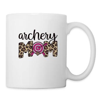 Stolze Bogenschießen-Mama Von Bogenschützen Mutter - Tasse - Weiß - Rechts