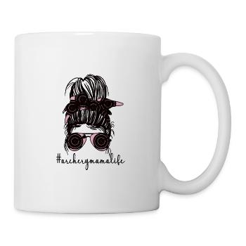 Stolze Bogenschießen-Mama Von Bogenschützen Mutter - Tasse - Weiß - Rechts