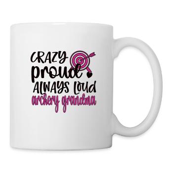 Tir à l’arc Grand-mère des archers Grand-mère - Mug blanc - blanc - Droite