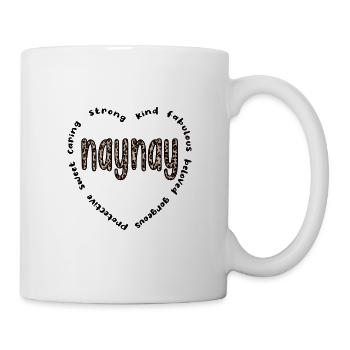 Naynay Oma Muttertag Naynay Geschenk Großmutter - Tasse - Weiß - Rechts