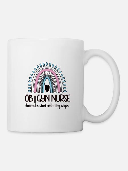 Geburtshilfe Gynäkologie Krankenschwester OB GYN - Tasse - Weiß