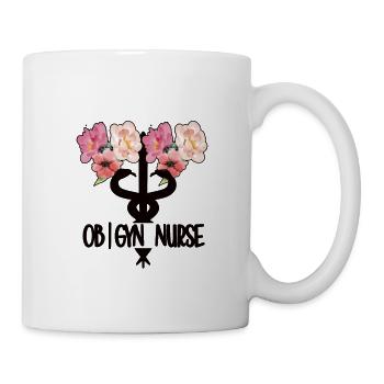 Obstetrics Gynecology Nurse OB GYN - Mug - white - Right