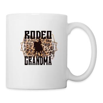 Rodeo Oma Beste Rodeo-Reiter Großmutter Geschenk - Tasse - Weiß - Rechts