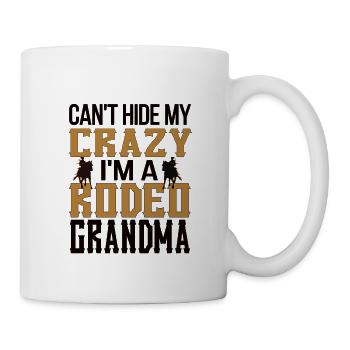 Rodeo Oma Stolze Rodeo-Reiter Großmutter Geschenk - Tasse - Weiß - Rechts