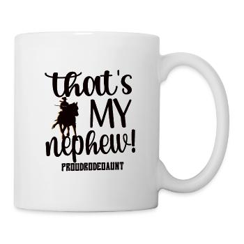 Stolze Rodeo Tante Rodeo-Reiter Tante Geschenk - Tasse - Weiß - Rechts
