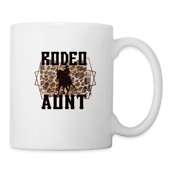Rodeo Tante Beste Rodeo-Reiter Tante Geschenk - Tasse - Weiß - Rechts