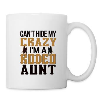 Rodeo Tante Stolze Rodeo-Reiter Tante Geschenk - Tasse - Weiß - Rechts