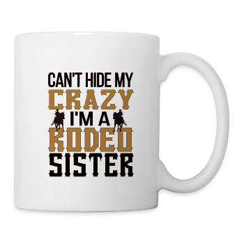 Stolze Rodeo Schwester Von Rodeo-Reiter Schwester - Tasse - Weiß - Rechts