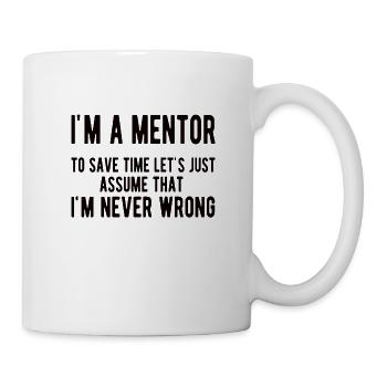 Personal Mentor Gift Mentor Appreciation - Mug - white - Right