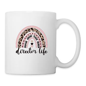 Stolzer Direktor Wertschätzung Direktor Direktorin - Tasse - Weiß - Rechts