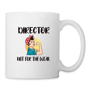 Stolzer Direktor Wertschätzung Direktor Geschenk - Tasse - Weiß - Rechts