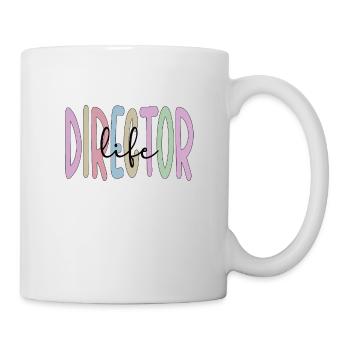 Bester Direktor Geschenk Direktor Wertschätzung - Tasse - Weiß - Rechts