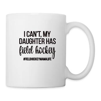 Fière maman de hockey sur gazon maman joueuse de hockey sur gazon - Mug blanc - blanc - Droite