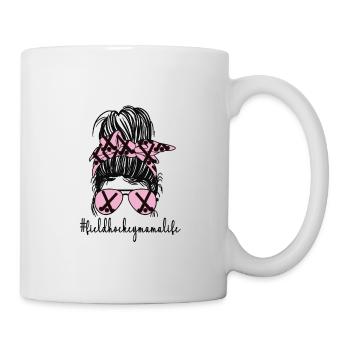 Fière maman de hockey sur gazon maman joueuse de hockey sur gazon - Mug blanc - blanc - Droite