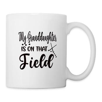Field Hockey Grandmother Of A Field Hockey Player Grandma - Mug - white - Right
