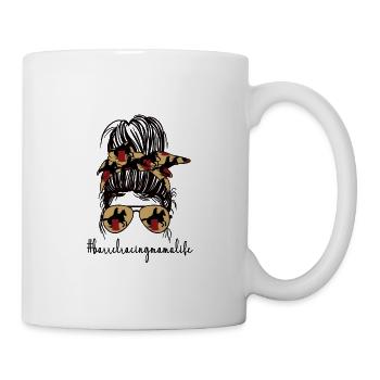 Barrel Racing Mère Cadeau Barrel Racing Mama - Mug blanc - blanc - Droite
