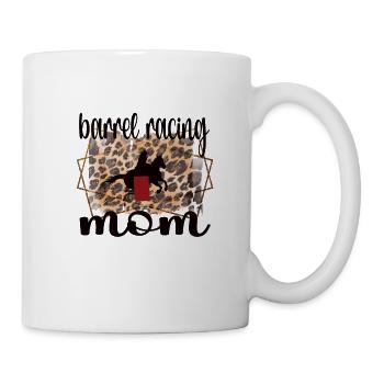 Barrel Racing Mère Cadeau Barrel Racing Mama - Mug blanc - blanc - Droite