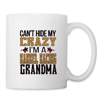 Barrel Racing Grand-mère Barrel Racing Grand-mère Cadeau - Mug blanc - blanc - Droite