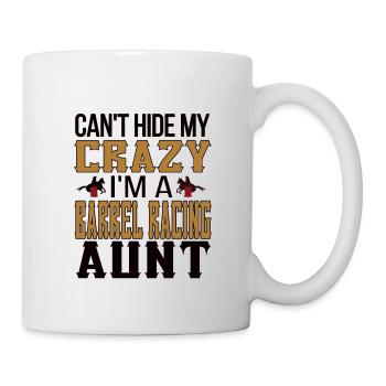 Meilleur cadeau de tante de course de baril Barrel Racer - Mug blanc - blanc - Droite