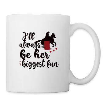 Meilleur Barrel Racing Tante Cadeau Barrel Racer Tante - Mug blanc - blanc - Droite