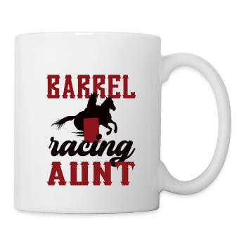 Barrel Racing Tante Cadeau Barrel Racing Tante - Mug blanc - blanc - Droite