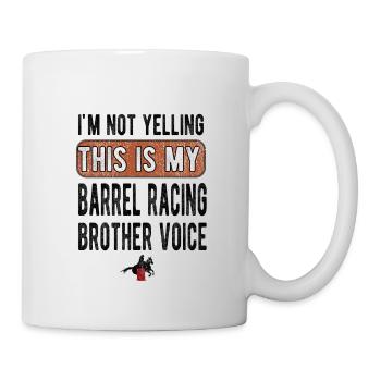 Barrel Racing Brother Barrel Racing Brother Cadeau - Mug blanc - blanc - Droite
