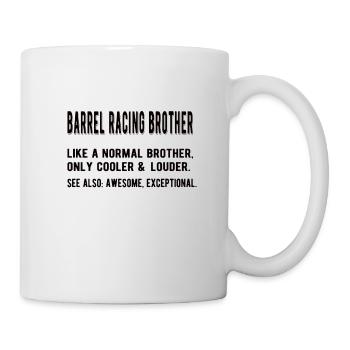 Barrel Racing Brother Cadeau Barrel Racing Brother - Mug blanc - blanc - Droite