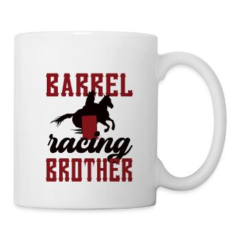 Barrel Racing Brother Cadeau Barrel Racing Brother - Mug blanc - blanc - Droite