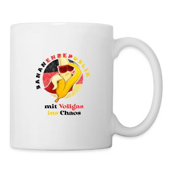 Bananenrepublik Deutschland - Tasse - Weiß - Rechts