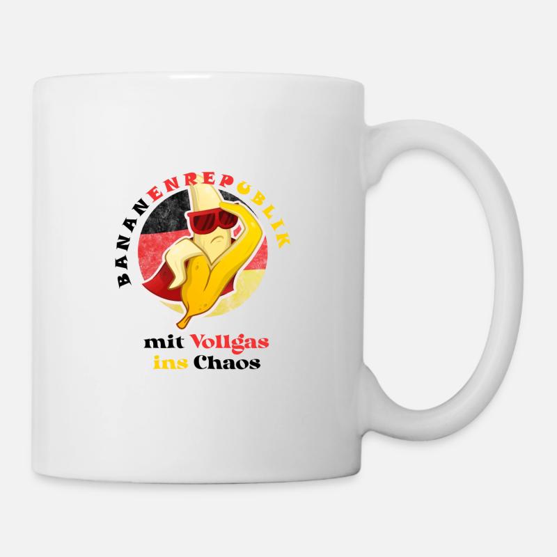 Bananenrepublik Deutschland - Tasse - Weiß