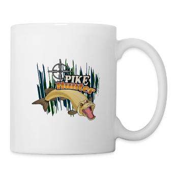 Hecht - Tasse - Weiß - Rechts