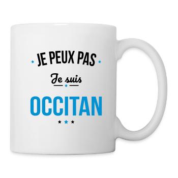 Je peux pas je suis Occitan - Mug blanc - blanc - Droite