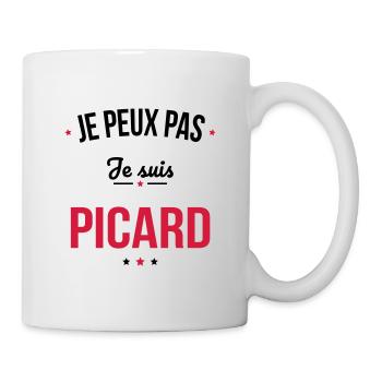 Je peux pas je suis Picard - Mug blanc - blanc - Droite