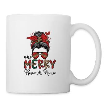 Research Nurse Christmas Research Nursing Xmas - Mug - white - Right