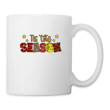 Softball Christmas Softball Player Xmas Party Gift - Tasse - Weiß - Rechts