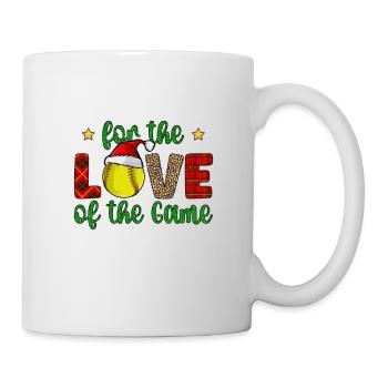 Softball Christmas Gifts Softball Player Xmas - Tasse - Weiß - Rechts