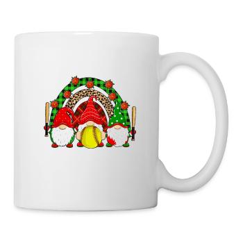 Softball Christmas Gifts Softball Player Xmas - Tasse - Weiß - Rechts