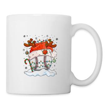 Baseball Noël Joueur de baseball Fête de Noël - Mug blanc - blanc - Droite