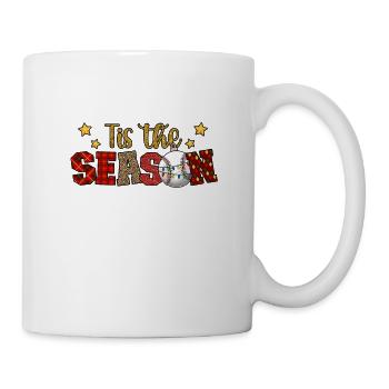 Baseball Noël Joueur de baseball Fête de Noël - Mug blanc - blanc - Droite