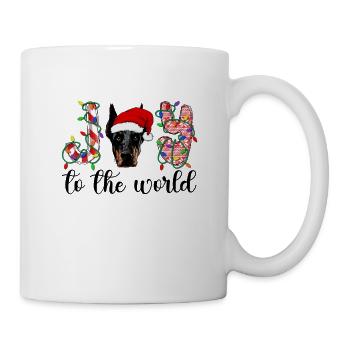 Miniature Pinscher Christmas Min Pin Xmas Gifts - Tasse - Weiß - Rechts