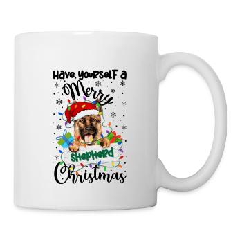 English Shepherd Christmas English Shepherd Xmas - Mug - white - Right