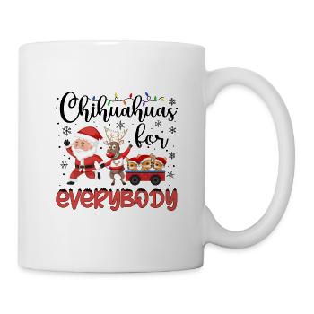 Chihuahua Christmas Party Chihuahua Cadeaux de Noël - Mug blanc - blanc - Droite