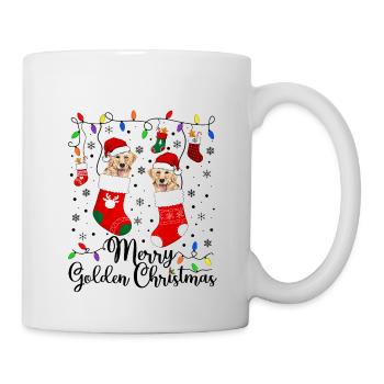 Golden Retriever Christmas Golden Dog Gift - Mug - white - Right