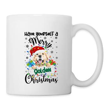 Golden Retriever Christmas Golden Dog Xmas Gifts - Mug - white - Right