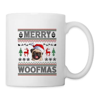 Pug Ugly Christmas Pug Xmas Party Pug Lover Gifts - Mug - white - Right