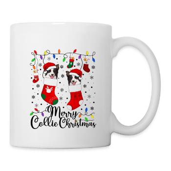 Border Collie Christmas Border Collie Xmas Gifts - Mug - white - Right