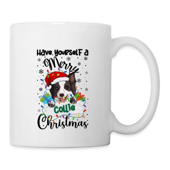 Border Collie Christmas Border Collie Xmas Gifts - Mug - white - Right